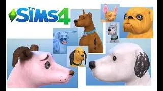 Sims 4: Creating Cartoon Dogs in CAS