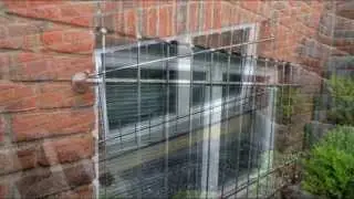 Fenstergitter aus Edelstahl