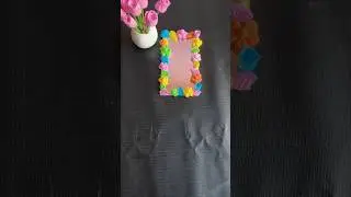 mirror decor ideas with clay craft ideas #diy #craftideas #youtubeshorts anshi chaudhary