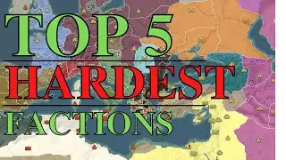 TOP 5 HARDEST FACTIONS - ROME TOTAL WAR REMASTERED - Hardest Factions for Beginners Guide