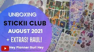 💜 STICKII CLUB - August 2021 POP PACK HAUL + EXTRA STICKERS!