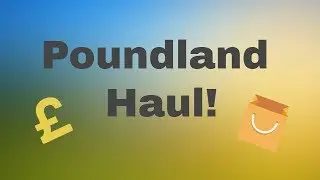 Poundland/Poundworld Haul! Nov 2017 The Swirles Clan.