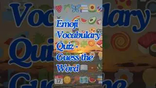 🎉 Emoji Vocabulary Quiz – Guess the Word! 🤔🧩 #english #vocabulary #quiz #emoji #word #guess