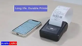 Ozone Lanka | Portable 58mm Mini Wireless POS Receipt Printer 2