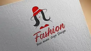 fashion logo design||fashion brand logo in adobe illustrator CC||beauty parlor||rose beauty parlour