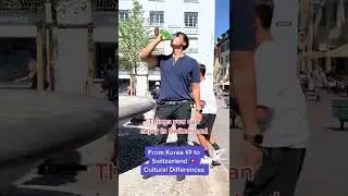 Things you can enjoy in Switzerland 🇨🇭 #koreanhusband #switzerland #국제커플 #스위스 #fountain #zurich