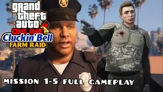 Vincent Mission - The Cluckin' Bell Farm Raid || Mission 1-5 Full GAMEPLAY || Grand Theft Auto 5