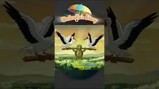The Little Turtle And The First Flight 🐢✨ | #shorts #kidsstory #bedtimestory  #moralstories
