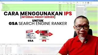 Cara Setting GSA Search Engine Ranker Gunakan Internal Proxy Server