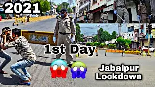 #Jabalpur Lockdown 1st day 2021|| Jabalpur #Lockdown #News Updates2021||Rohit creation Jabalpur 1080