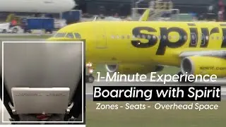 Spirit Airlines Boarding Zone Experience - Minute Review