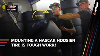 Can a reporter mount a Hoosier NASCAR tire? 🛞