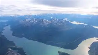 Takeoff and Landing - Vancouver to Whitehorse Yukon -  Air Canada