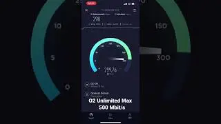 O2 5G Speedtest N&uuml;rnberg - stuck at 300 Mbit/s
