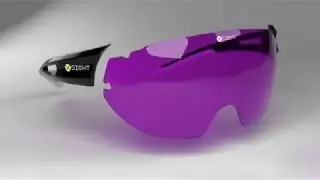 X Sight Archery Shooting Glasses - 3D Product Video
