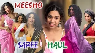 *ON HIGH DEMAND*Saree from Meesho 🥰|festive~Shaadi special |Tryon|Budget friendly |Simone