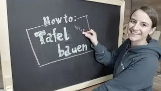 Kreidezeit ! Wir bauen eine Tafel – Schlitz und Zapfen mit durchgefräster Nut