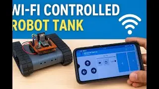 DIY Wi-Fi Controlled Robot Tank | Mobile Controlled NodeMCU Smart Robot | Easy Arduino IoT Project