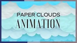Moving Paper Clouds Animation Chroma Key Overlay Effect | Green Screen Sky Animation for Beginners