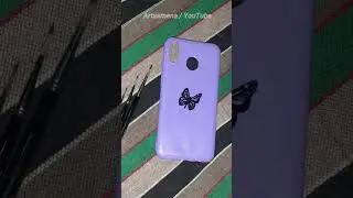 HAPPY NEW YEAR GIFT IDEAS | PURPLE PHONE CASE PAINTING | #newyearspecial #newyeargiftideas #Shorts
