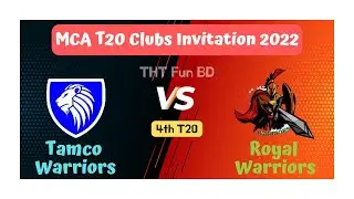 Royal Warriors VS Tamco Warriors, MCA T20 Clubs Invitation, ROW vs TW, Live Score Streaming & Update