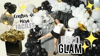 ¡DECORANDO LA FIESTA DE MI AMIGO! DIY CENTROS DE MESA ECONÓMICOS, Y GUIRNALDA CON GLOBOS -SUSIDEAS💡