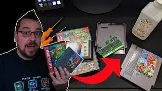 How to Clean NES & Sega Genesis Games!