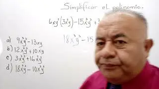 Simplificar un polinomio