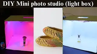 How to Make Photo Studio for Professional Product Photography at Home|At low price| DIY light box