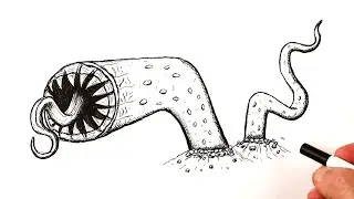How to draw Worm Eater