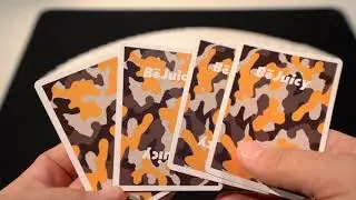 Sunset Camo Playing Cards