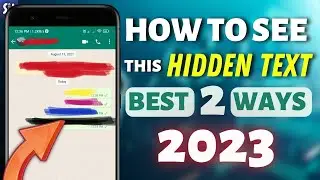 Как увидеть скрытый текст на скриншоте WhatsApp на Android/iPhone? 2 лучших способа 2023 года