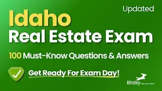 ✅ Crush Your Idaho Real Estate Exam with This 100-Question Review!