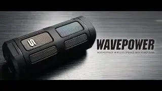 SOUL Wavepower - Weatherproof Wireless Speaker with Power Bank