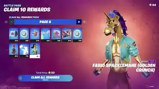 Как разблокировать Фабио Спарклемейн &laquo;Золотой хруст&raquo; в Fortnite | Награды боевого пропуска, страница 6