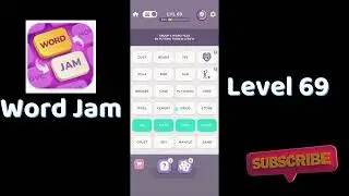 Word Jam Level 69 Walkthrough | Step-by-Step Guide 🧠 | SolutionGuruji