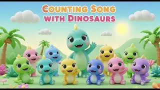 Counting With Dinosaurs - 1-10 Counting for kids - Learn Counting - The Giggle Tales