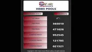 Live Stream LIVE DRAW HEBEI