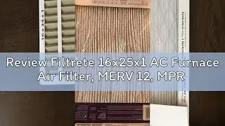 Review Filtrete 16x25x1 AC Furnace Air Filter, MERV 12, MPR 1500, CERTIFIED asthma & allergy friendl