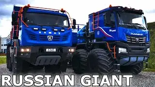 Kamaz Arctic 8x8 - New Russian All-Terrain FatTruck with Super Wide Wheels