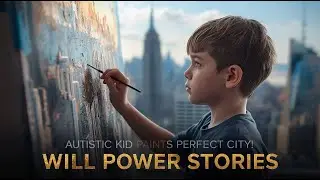 The Autistic Kid Who Paints Cities Perfectly From Memory After One Glance #motivationalstory