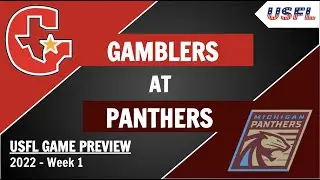 Gamblers vs Panthers Preview and Prediction - 2022 USFL Week 1 Game Predictions