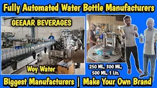 Offer Your Brand Water @ Restaurants, Showrooms, Shopping Malls| Customized Water Bottle Supplier |