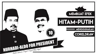 Efek HITAM-PUTIH menggunakan CorelDRAW