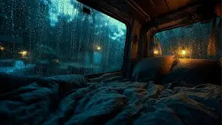 Rain on the Car Window &ndash; A Calm Room Atmosphere for a Better Sleep