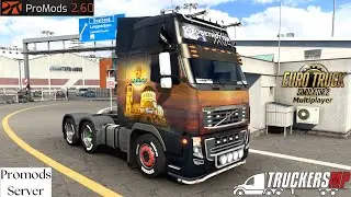 🔴 LIVE: ETS2 1.43 Hindi Multiplayer Dangerous Road Promods 2.60 | Euro Truck Simulator 2
