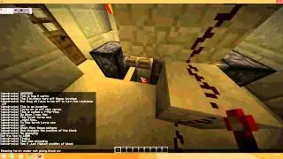 Minecraft: Redstone Contraptions: 2 -- 3 Button Door Opener