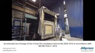 SGV ewcl5 4 Hour Fire Resistance Test