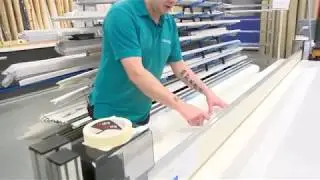 How to cut double roller fabric perfectly. Every time.