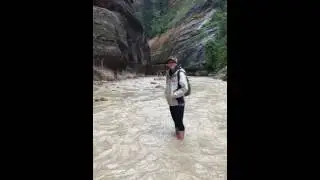 Dangerous rapid waters in the Narrows